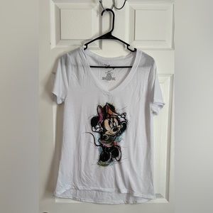 Disney Minnie Mouse v-neck junior shirt